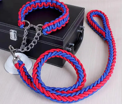 Stylish Durable Leash Set For Large Dogs